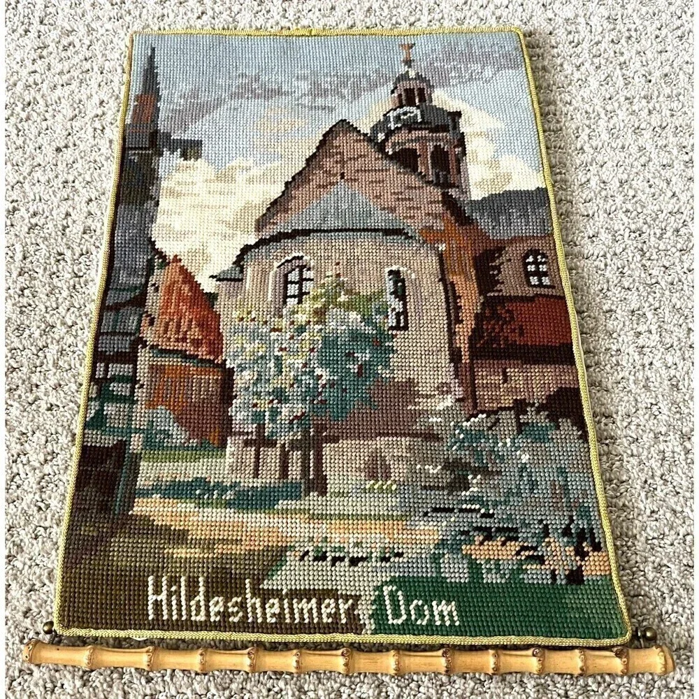 Hildesheimer Dom Cathedral Germany St Mary's Needlepoint Rosebush Hildesheim